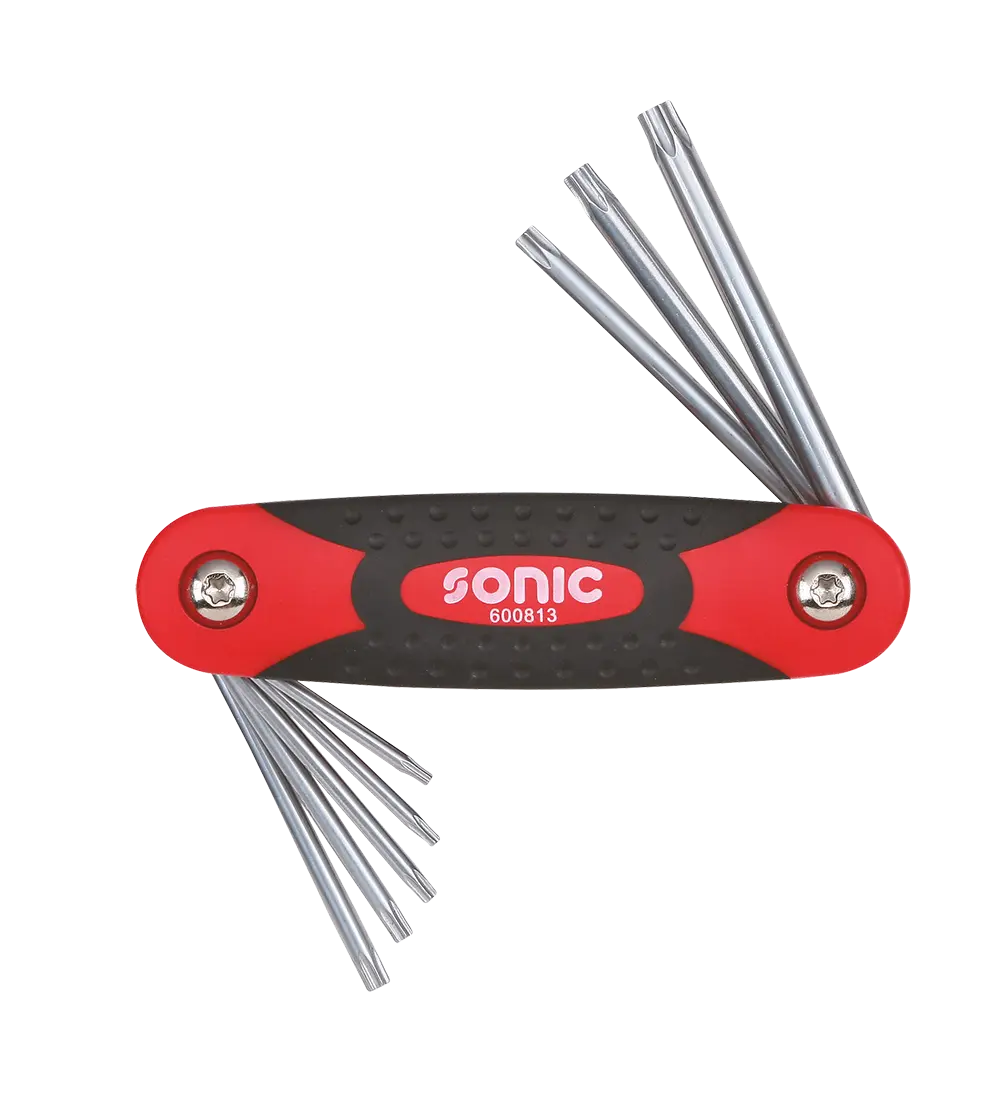 Clés mâles droites Torx en étui 8-pcs.