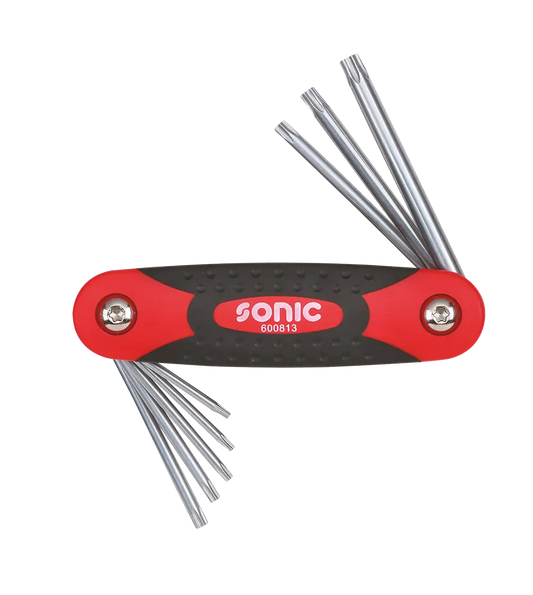 Clés mâles droites Torx en étui 8-pcs.