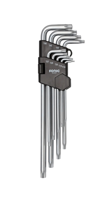 Clés mâles Torx en étui 9-pcs.