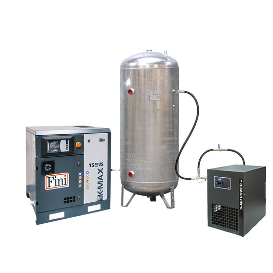 K-MAX 15/10/VS/500VG/ES - Compresseur vitesse variable 15 kW 10b 500 L sécheur