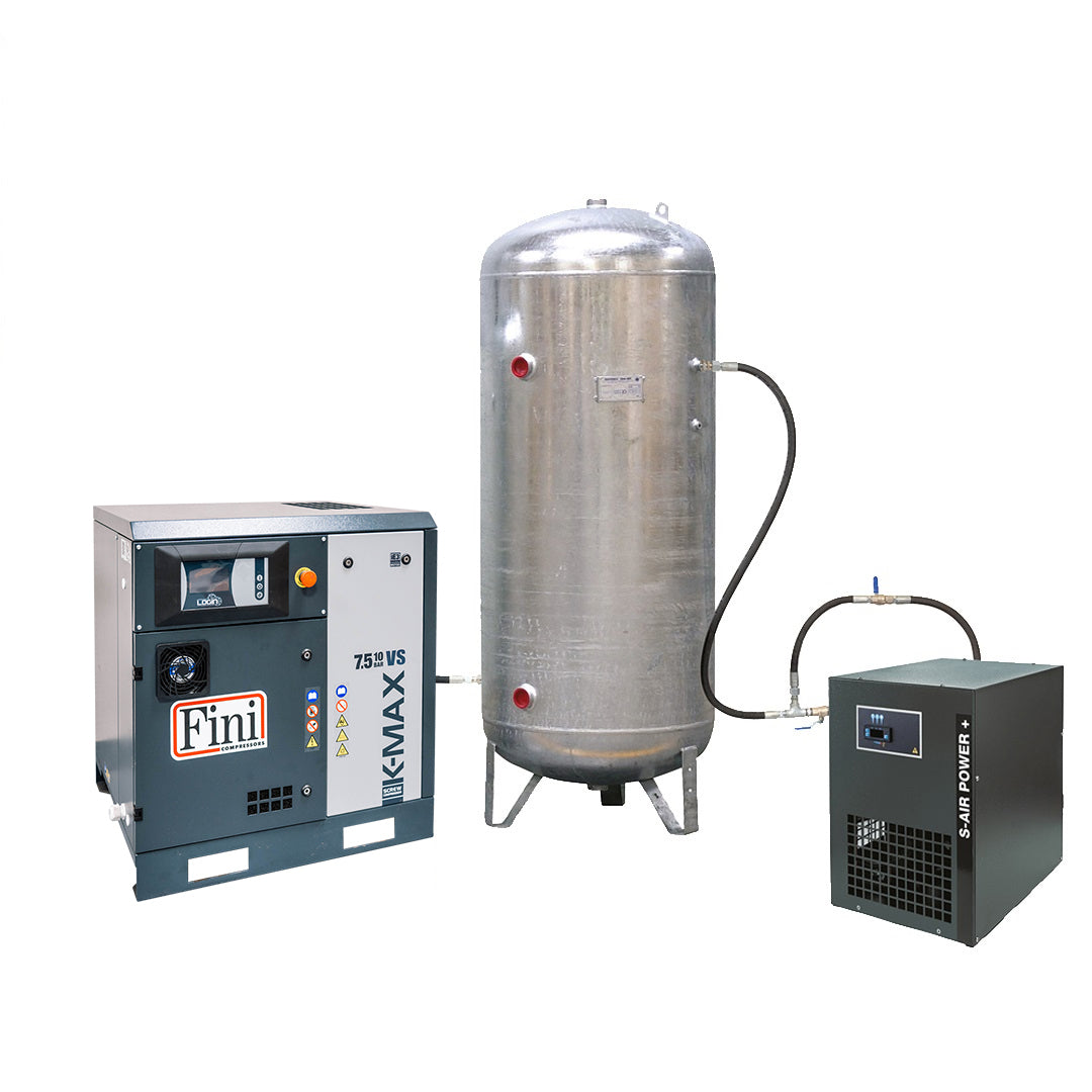 K-MAX 7.5/10/VS/500VG/ES - Compresseur vitesse variable 7,5 kW 10b 500 L sécheur