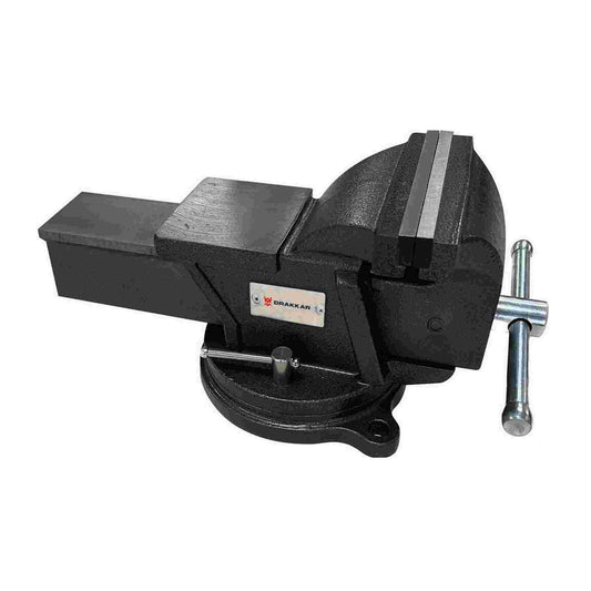 Etau acier 200mm avec enclume/serre tubes/ base pivotante à 360°