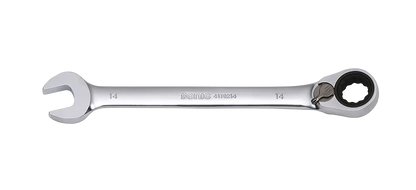 Clé mixte à cliquet reversible 12p 17mm