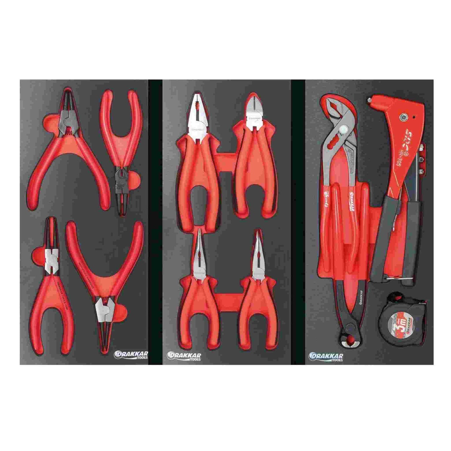 SERVANTE 7 TIROIRS 09217 + 4 TIROIRS MODULES METAL - 187 OUTILS