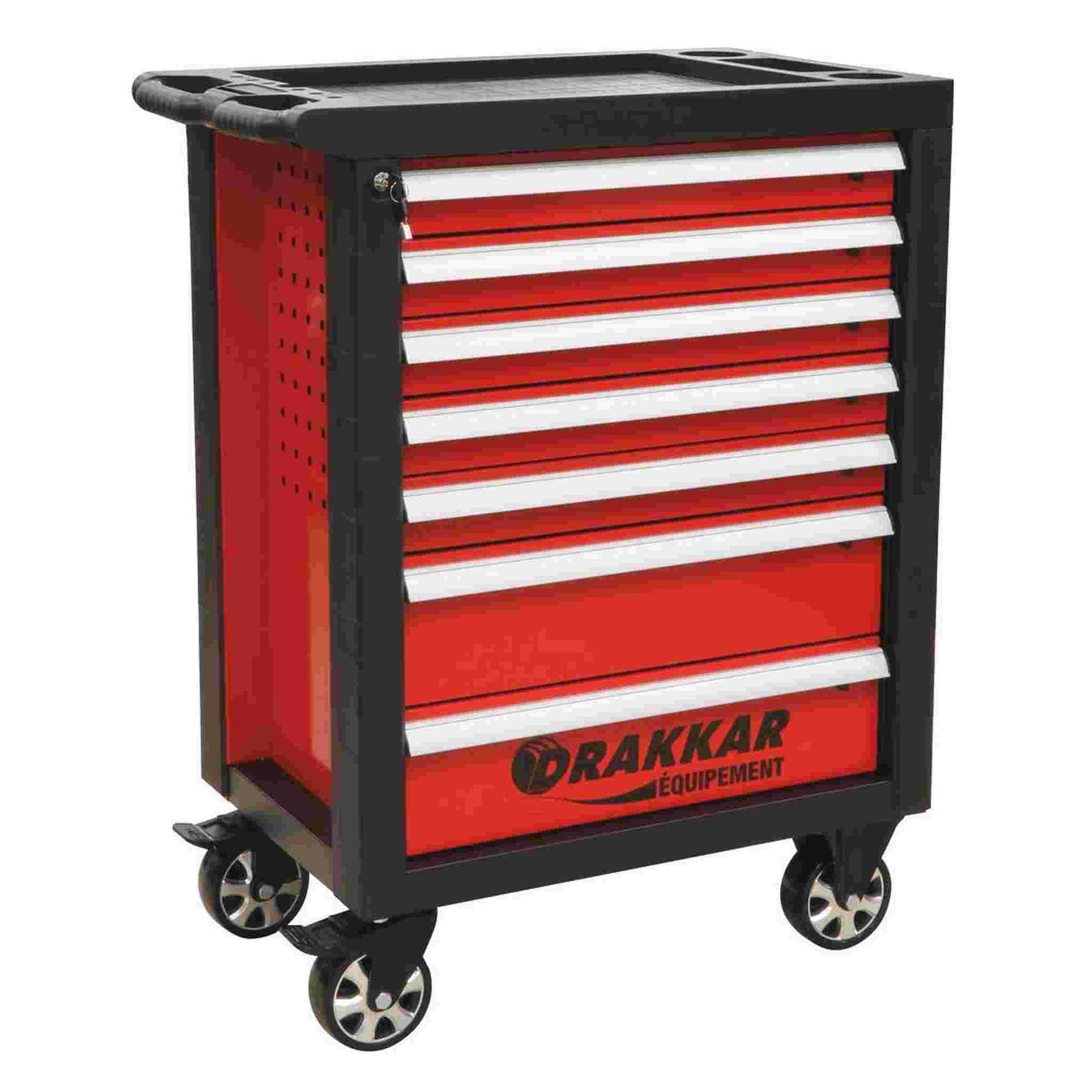 SERVANTE 7 TIROIRS 09217 + 4 TIROIRS MODULES METAL - 187 OUTILS