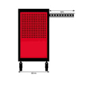 SERVANTE 7 TIROIRS ROUGE (97CM) SANS ACCESSOIRES *DT*