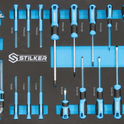 Servante d'atelier 7 tiroirs composée de 164 outils - modules mousses