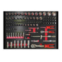 Servante d'atelier 7 tiroirs composée de 189 outils - modules métal