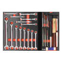Servante d'atelier 7 tiroirs composée de 189 outils - modules métal