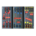 Servante d'atelier 7 tiroirs composée de 189 outils - modules métal