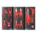 Servante d'atelier 7 tiroirs composée de 189 outils - modules métal