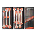 Servante d'atelier 8 tiroirs composée de 249 outils - modules finition métal