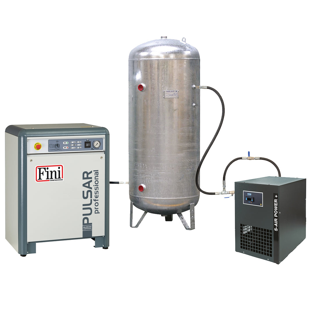 PULSAR K30/7.5T/500VG/ES - Compresseur à piston 7,5 CV réservoir 500 L sécheur