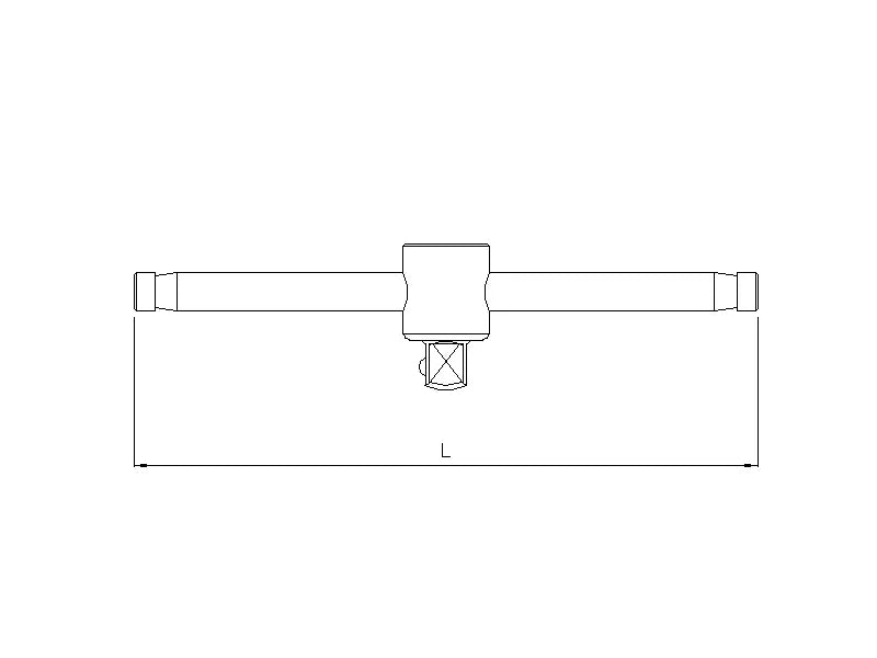 Poignée coulissante 1/2''