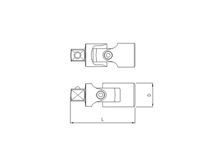 Cardan universel 1/4